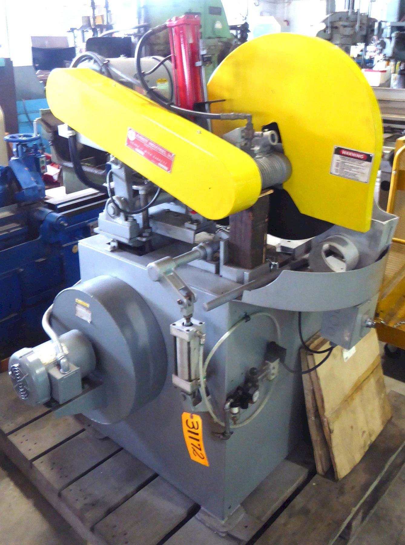 20″/22″ EVERETT Abrasive Saw 20AA22, Miter, Oscillation, Pwr Head, 20 HP