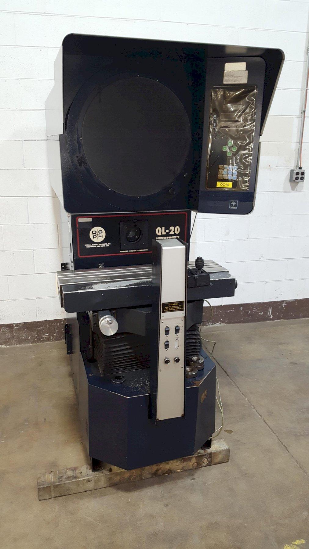 20” Optical Gauging Products (OGP) Model QL-20S Contour Projection Comparator