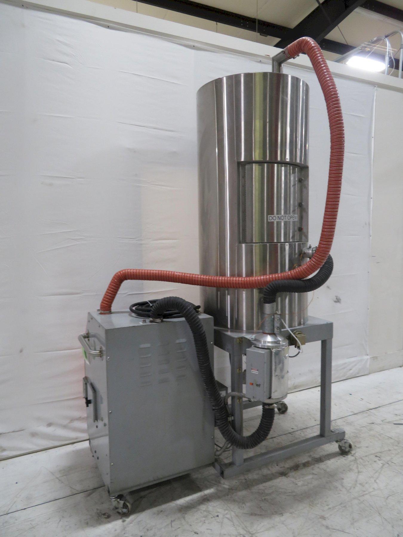 Motan Used Luxor 120 Material Dryer, Desiccant, Approx. 70lb/hr, 490lb