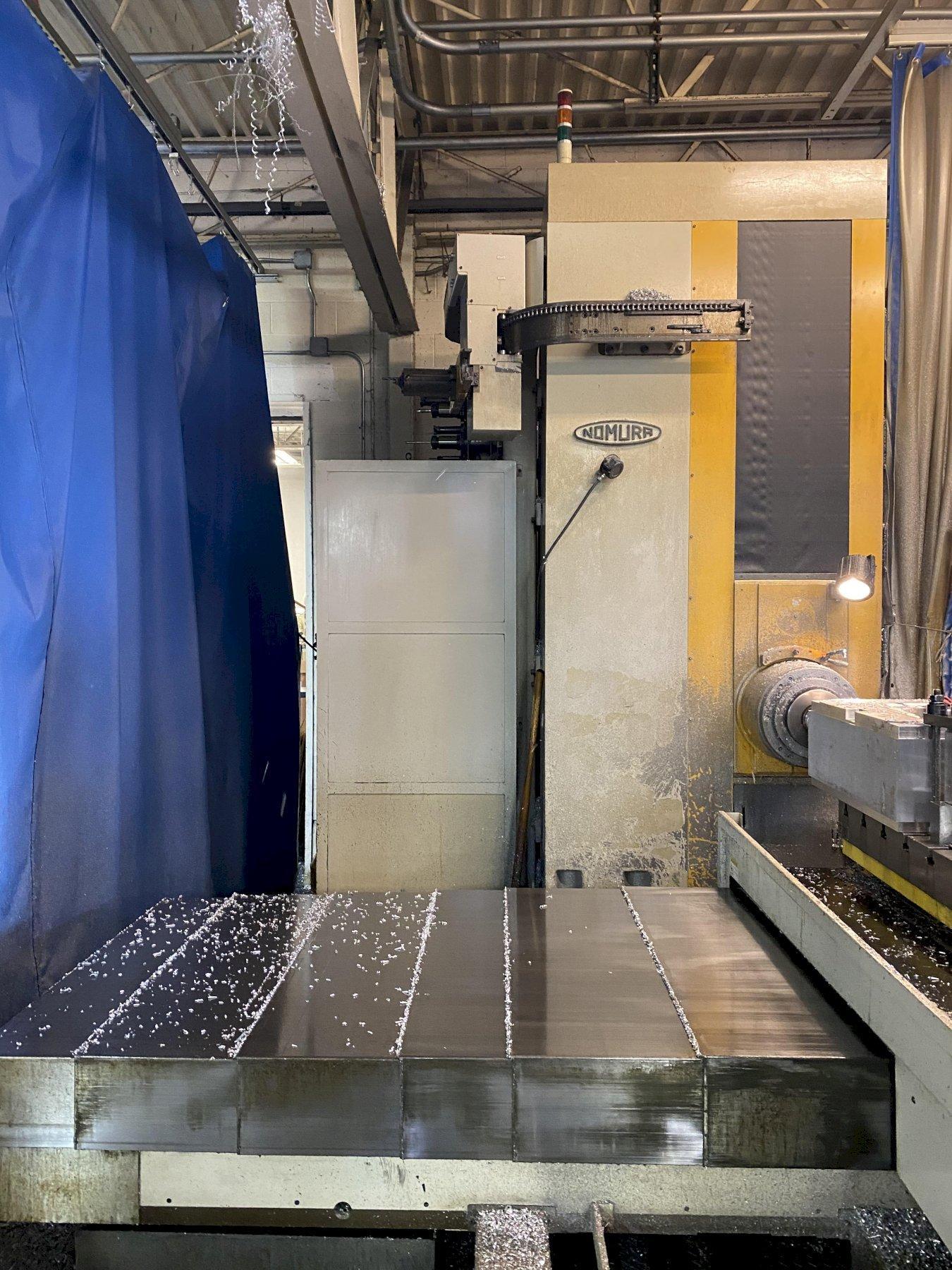 4.25″ Nomura HBA110TR3 4 Axis CNC Horizontal Boring Mill G2000 Inc.