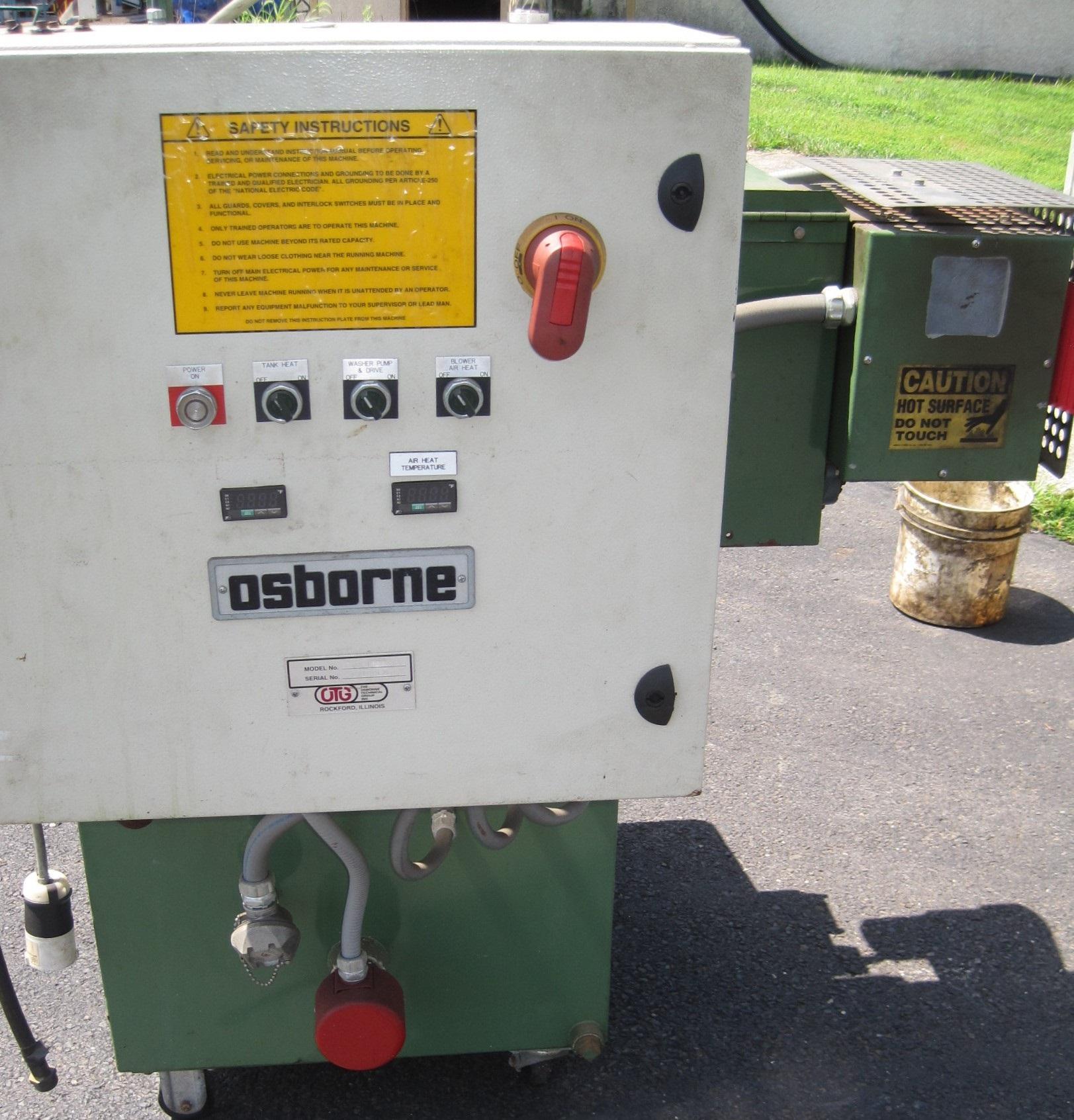 Osborne Model PWD1250 Parts Washer FH Machinery Inc.