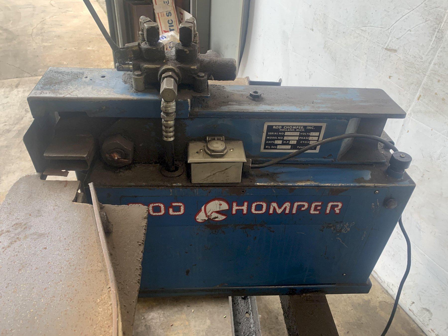 Rebar Chomp Machine 6 BAR ROD CHOMPER MODEL RCE-6 REBAR CUTTING MACHINE: STOCK #12710