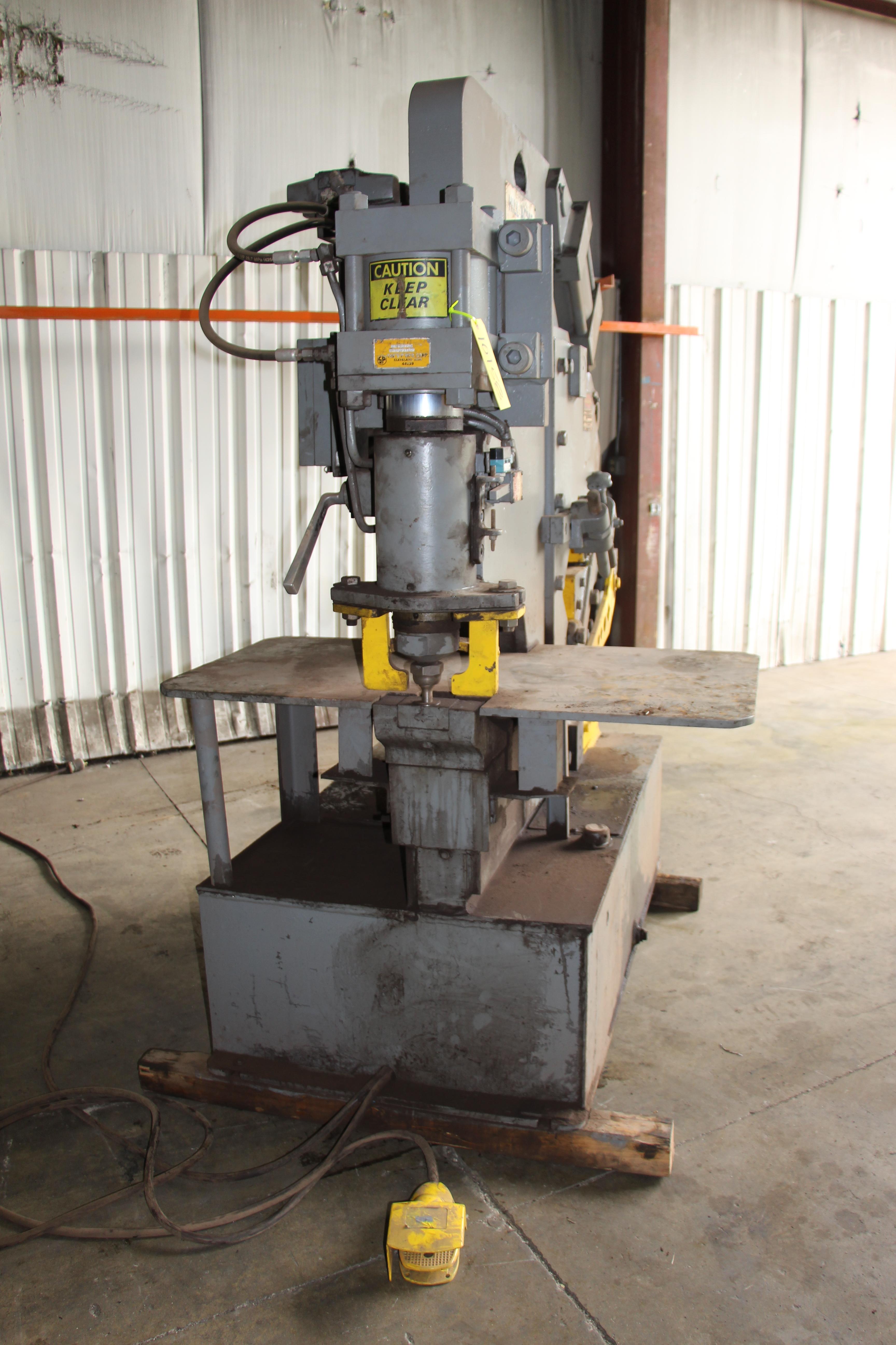 75 TON HILL ACME MODEL 5 HYDRAULIC IRONWORKER STOCK 10158