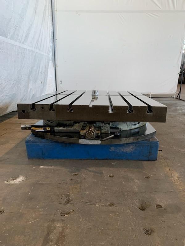 36″ X 48″ LUCAS AIR LIFT ROTARY TABLE. STOCK 0849122 G2000 Inc.