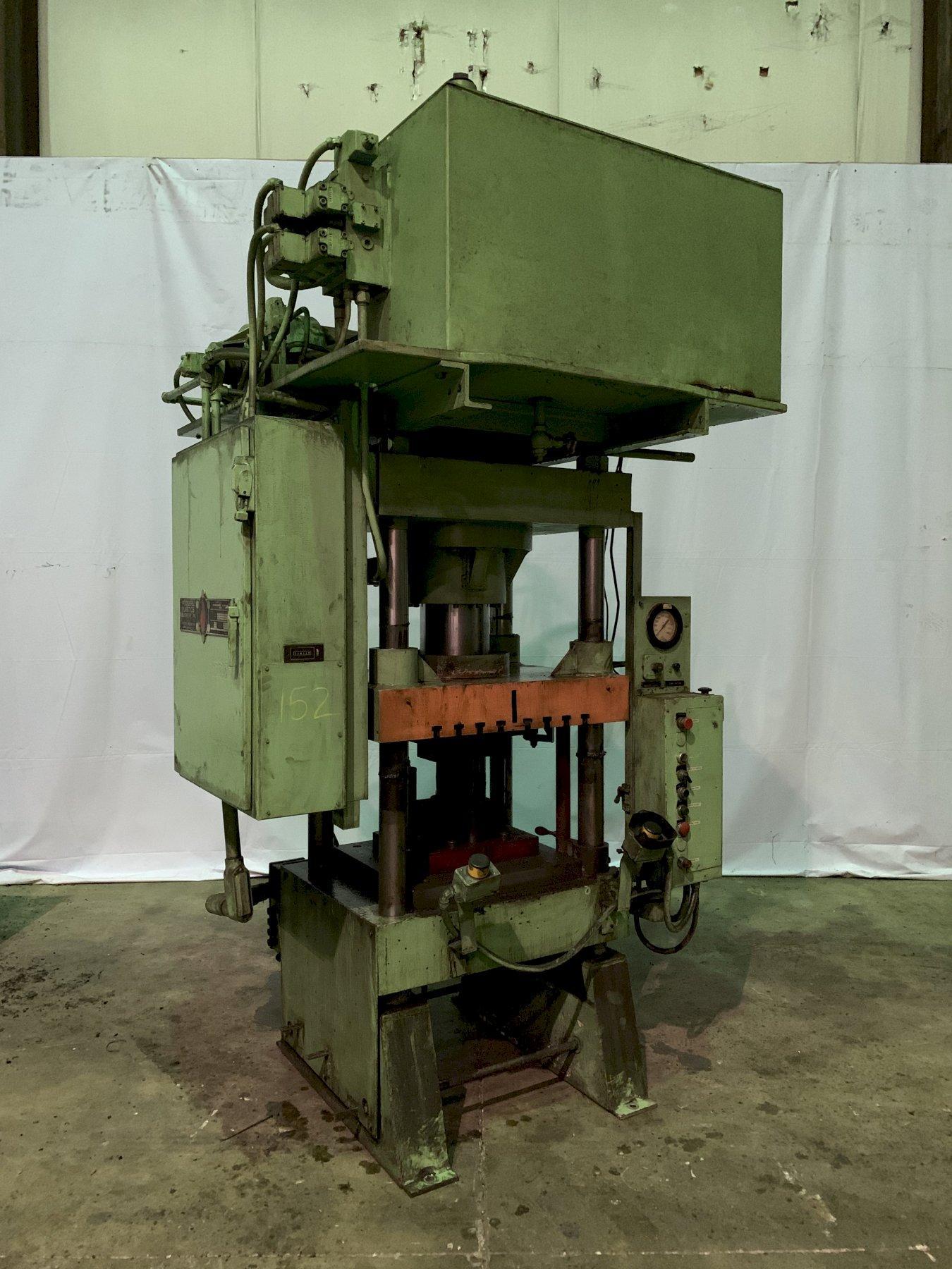 125 TON RODGERS MODEL MD125-2629A-WE 4-POST HYDRAULIC PRESS: STOCK 11411