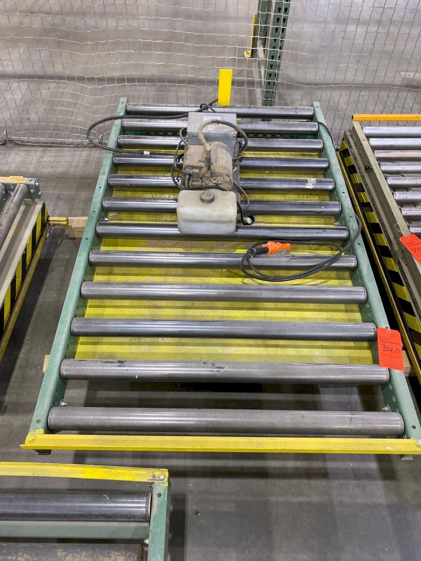 6′ X 39″ SOUTHWORTH HYDRAULIC ROLLER TOP LIFT TABLE STOCK 20912