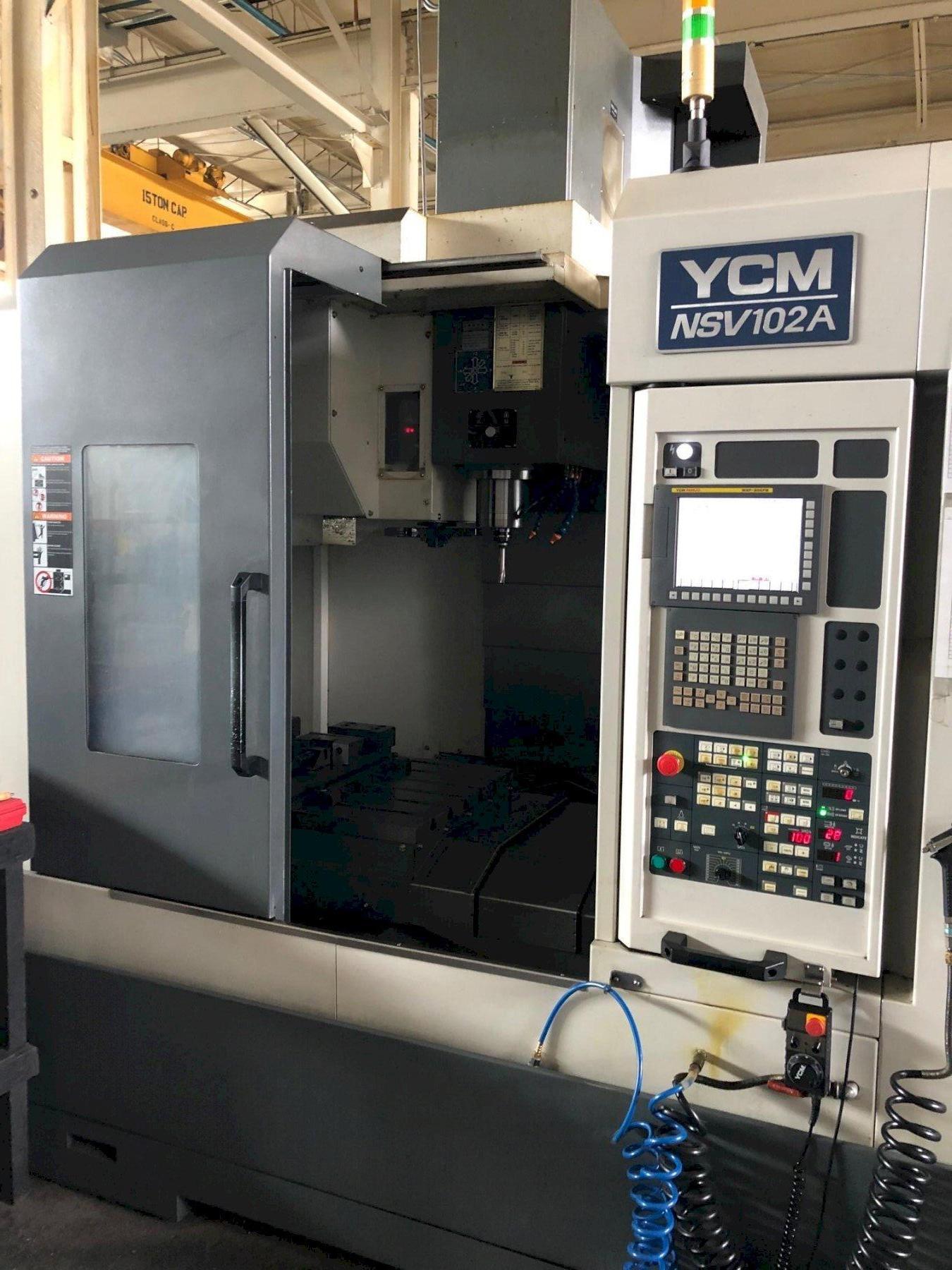 YCM NSV-102A CNC Vertical Machining Center, Fanuc MXB-200FB, 40
