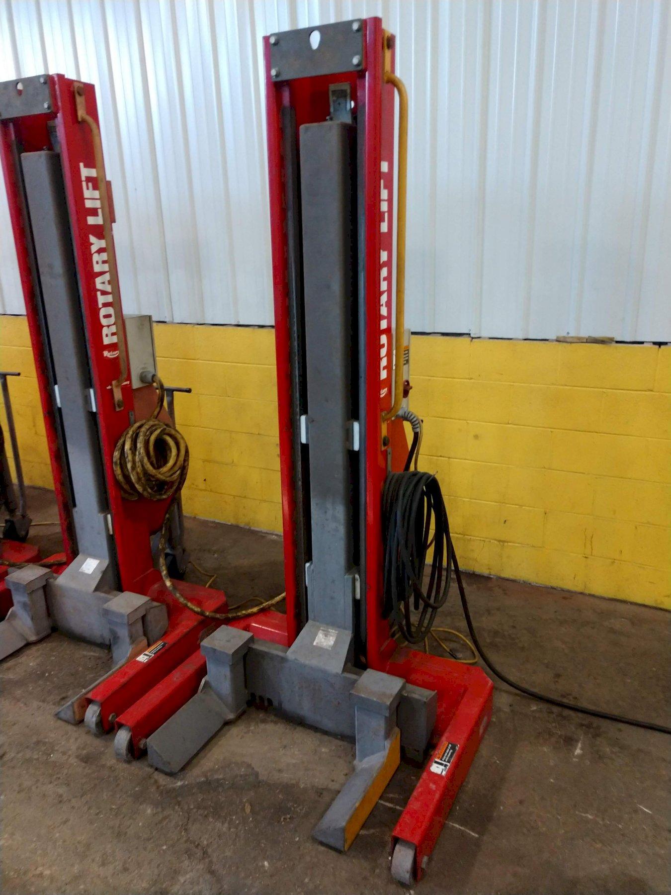 (4) 15,000 LBS ROTARY MODEL H415100 HEAVY DUTY MOBILE COLUMN LIFT
