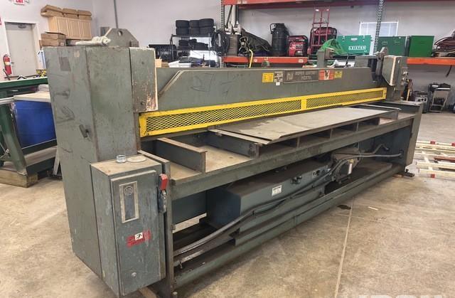 10′ x 10 GA ROPER WHITNEY MODEL #10-H-10 HYDRAULIC SHEAR: STOCK #22973