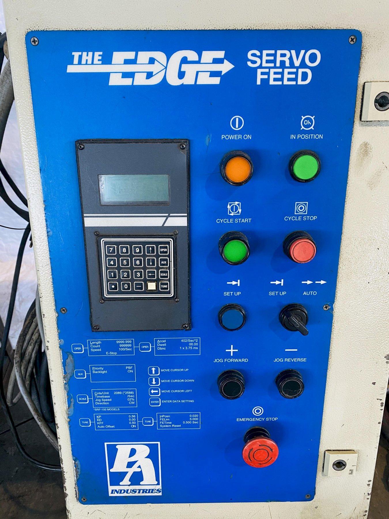 4″ x .080″ P/A Industries Servo Feeder G2000 Inc.