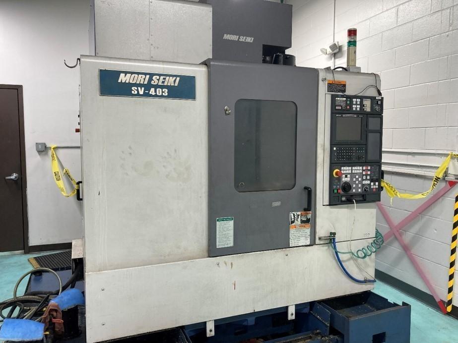 Mori Seiki SV-403 CNC Vertical Machining Center with 4th Axis Rotary Table