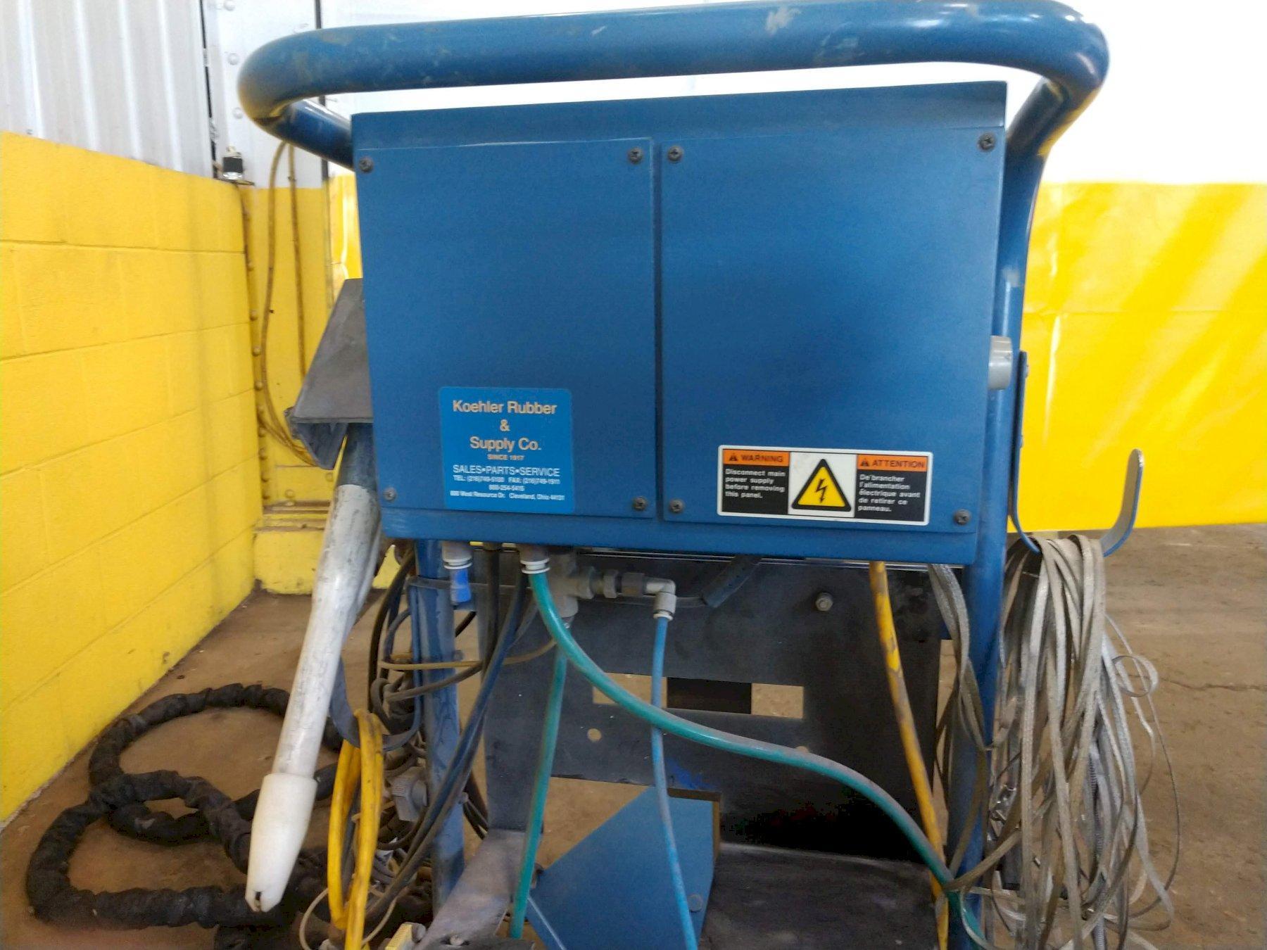 NORDSON SURE COAT POWDER COAT GUN WITH CONTROL STOCK 13804