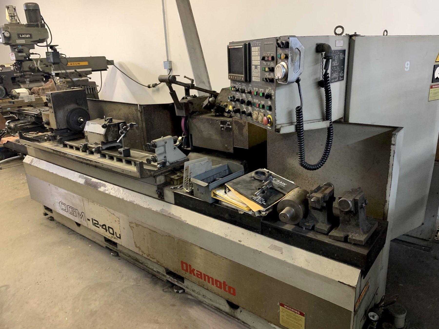 12” x 40” Okamoto OGM 1240U Universal Cylindrical Grinder