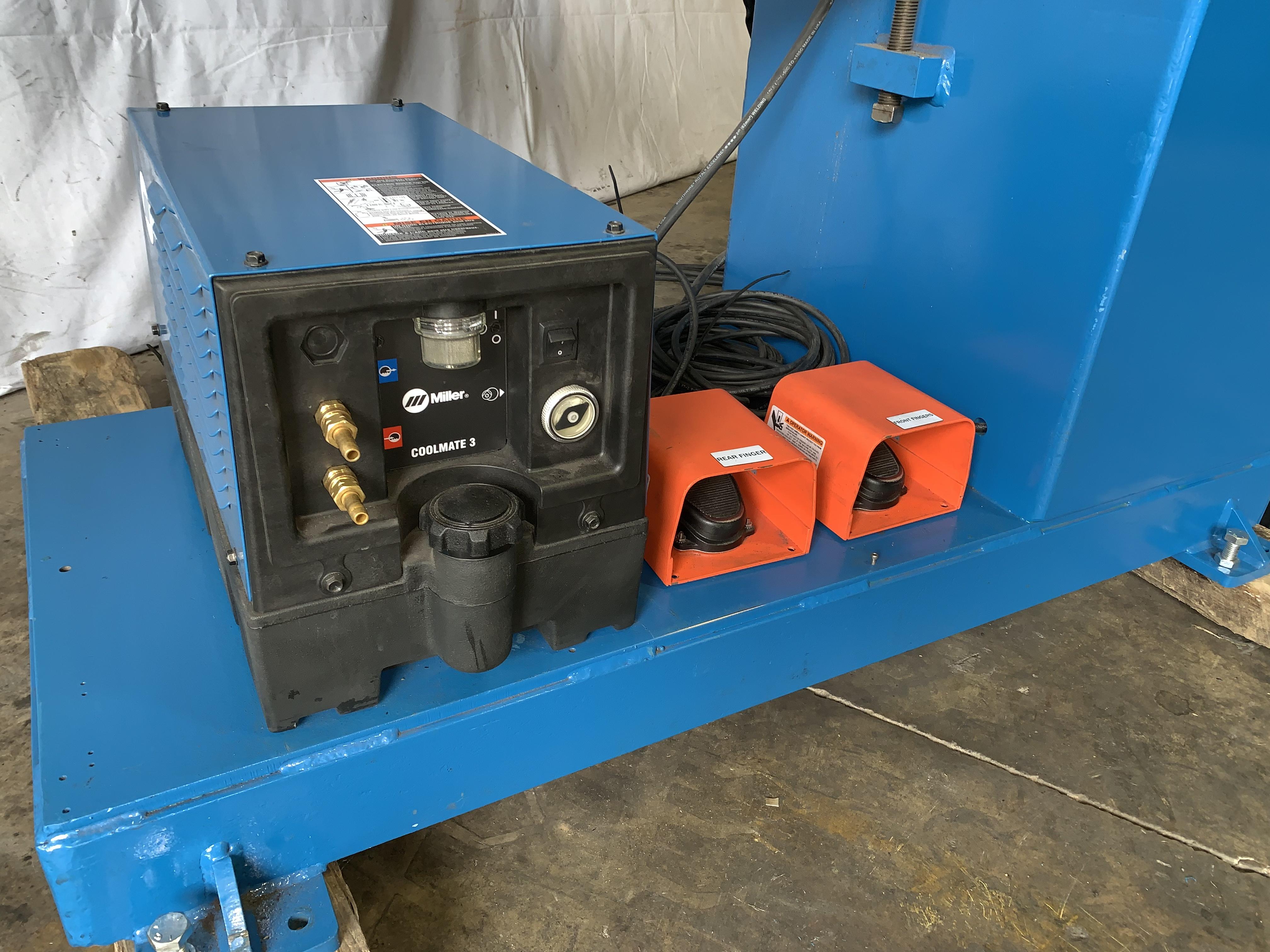 JETLINE MODEL SWCB3AB SEAM WELDING SYSTEM WITH MILLER WELDER STOCK 11040
