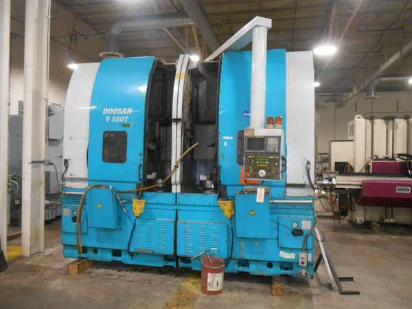 Doosan V550T CNC Twin Spindle Vertical Turning Center