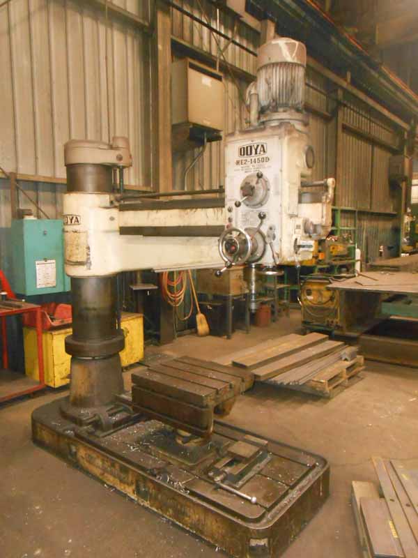 5' x 13" Ooya Model RE1450D Radial Drill