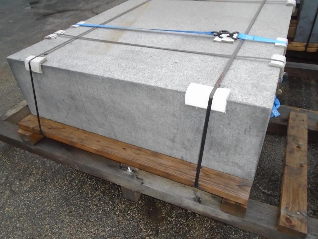 TruStone 130″ x 48″ x 15″ Granite Surface Plate, Grade A, S/N 27240. AMC
