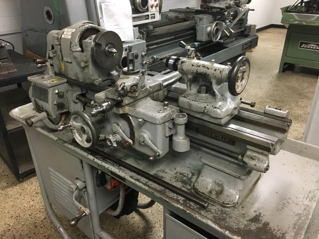 10” South Bend Quick Change Gear Lathe, S/N 133731, New 1943. AMC