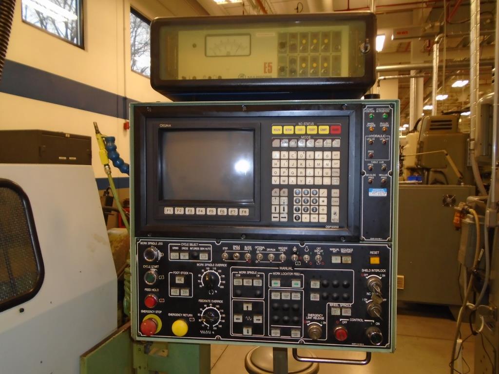 Okuma Model GA44N CNC Cylindrical OD Grinder, S/N 02080207 AMC