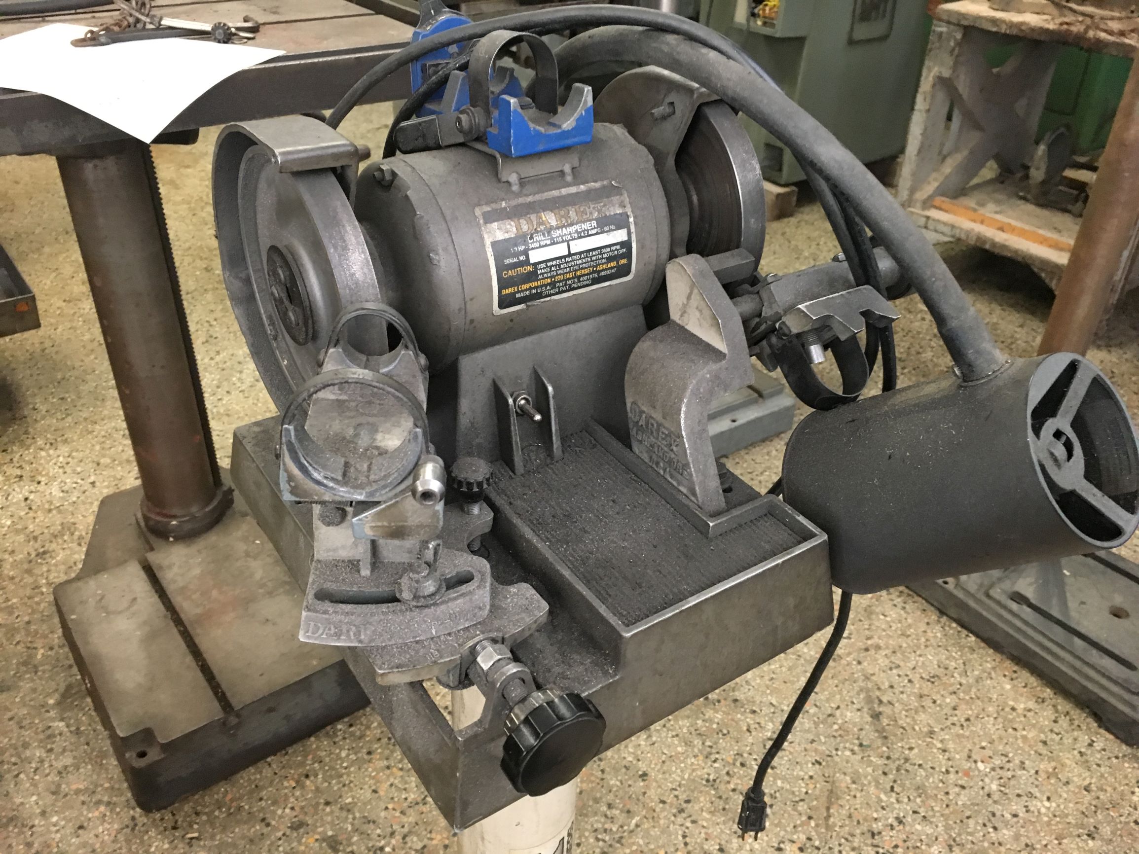 Darex 1/3 HP Drill Sharpener, S/N 534399CR. AMC