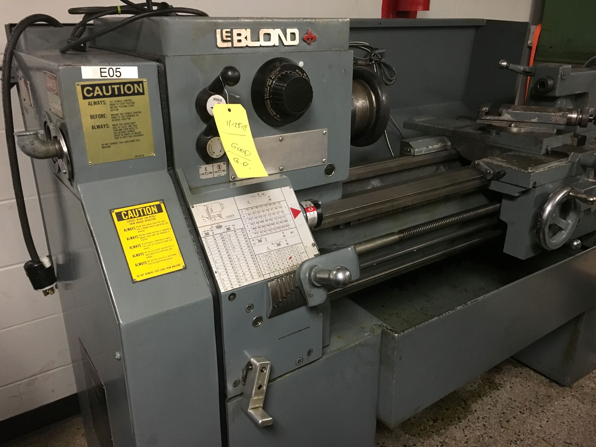 15″ x 30″ LeBlond Regal Servo Shift Engine Lathe, 12C-806. | AMC