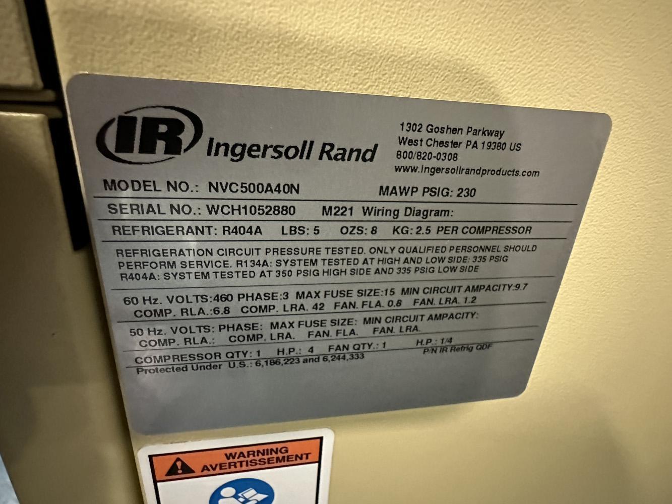 thumbnail image 2 of 18 Inch Red Ingersoll Rand Decal – Air Compressor / Bobcat Replacement Sticker 2 of 4