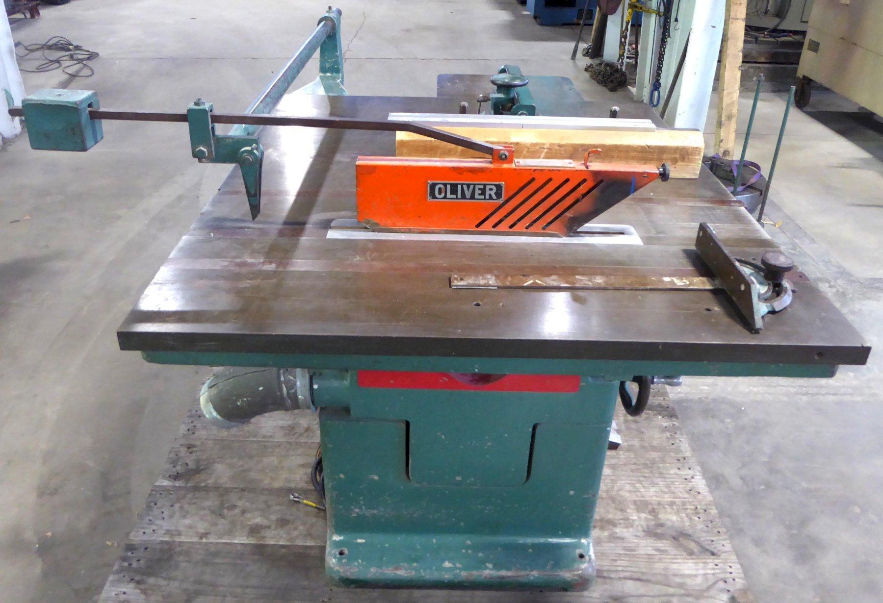 OLIVER 270DU Woodworking Saws, Table Machine Hub