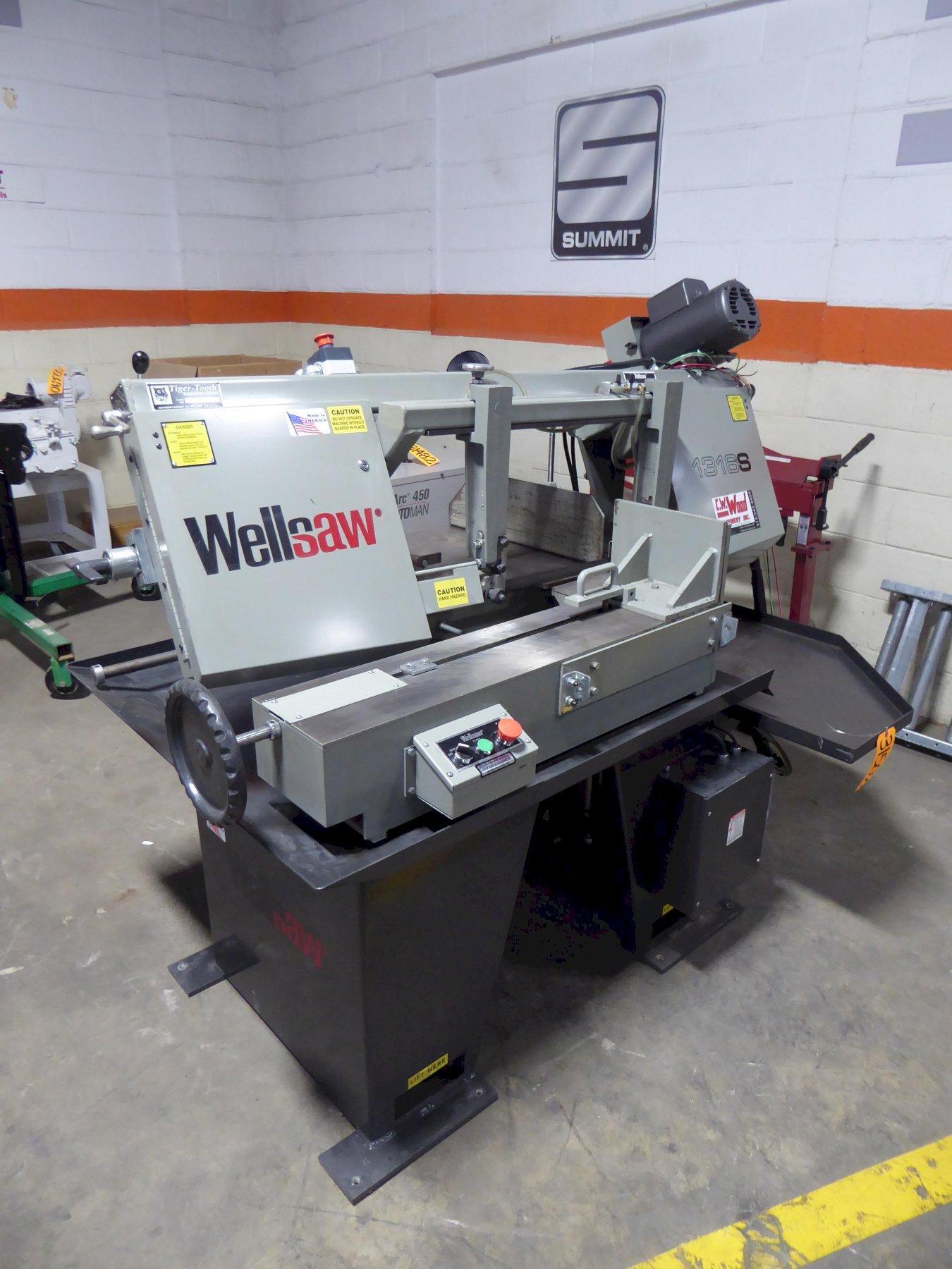 WELLSAW 1316S Saws, Band, Horizontal Machine Hub