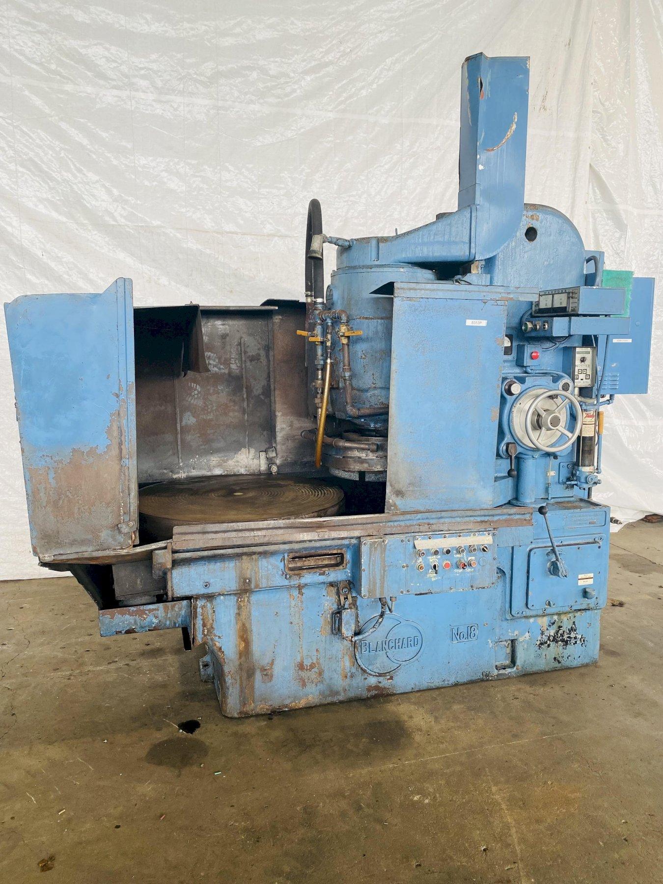 42″ BLANCHARD MODEL 1842 ROTARY SURFACE GRINDER. STOCK 0737821 G