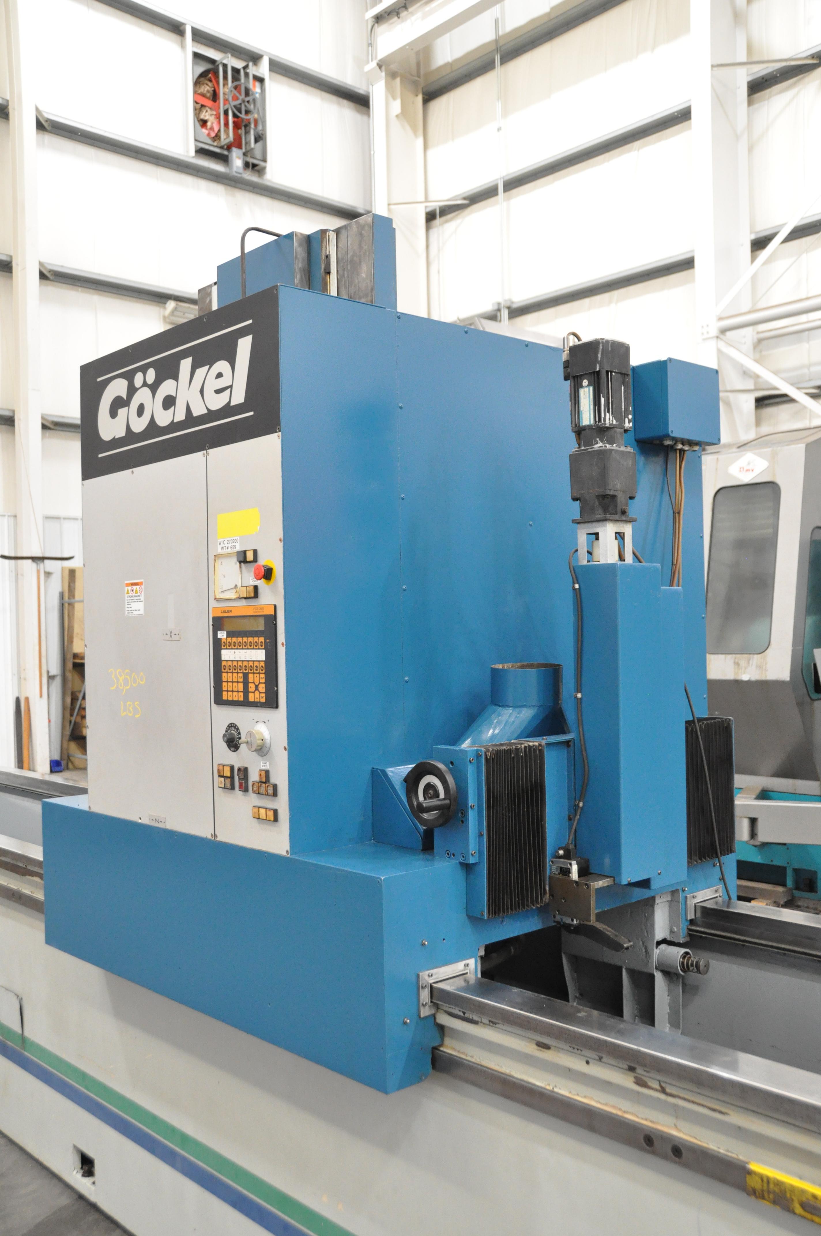 (1) Used Gockel Model G80P1 Long Bed Knife (Vertical HeadHorizontal