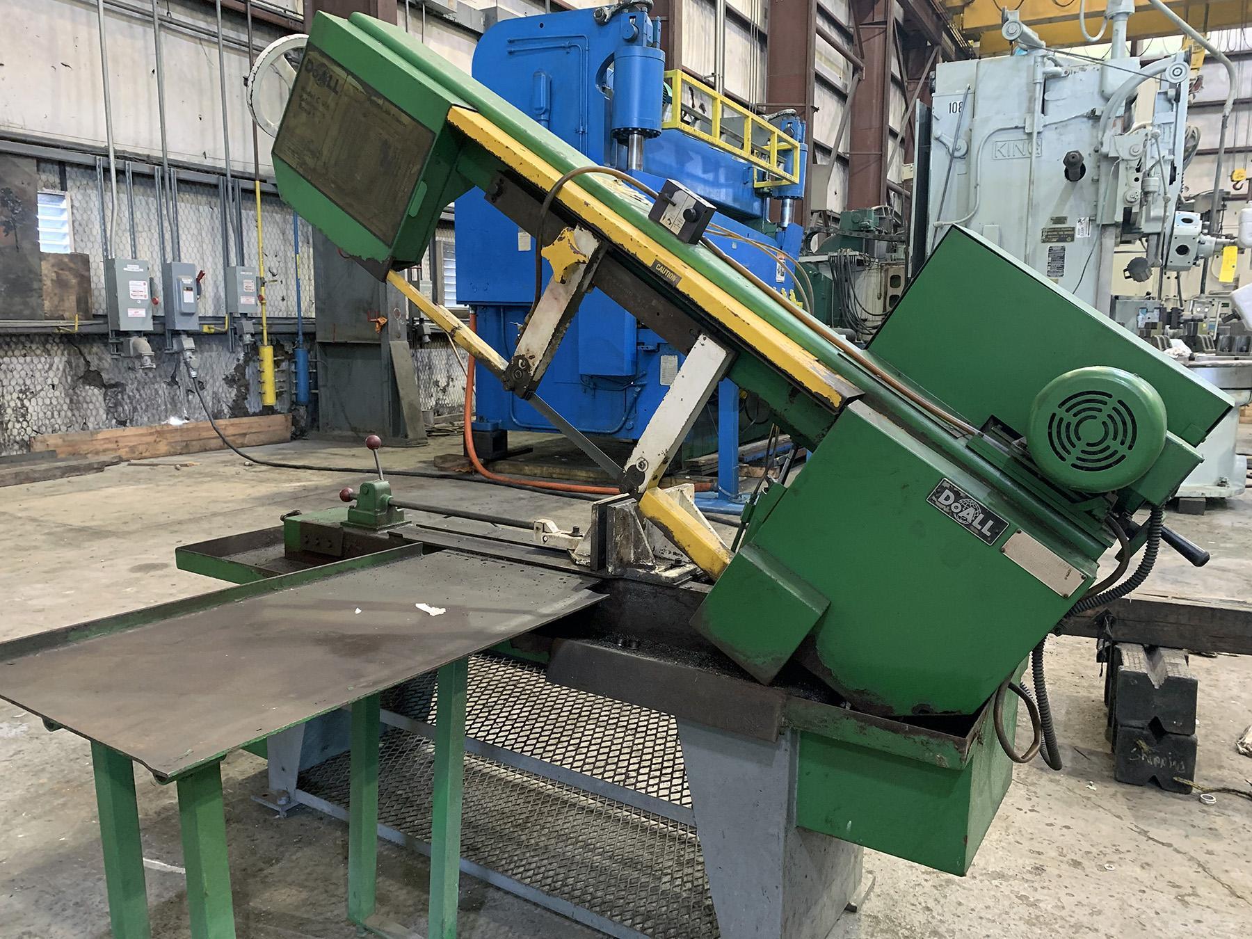 USED, DOALL MODEL C-916 PIVOT STYLE HORIZONTAL BANDSAW | Harris Machine