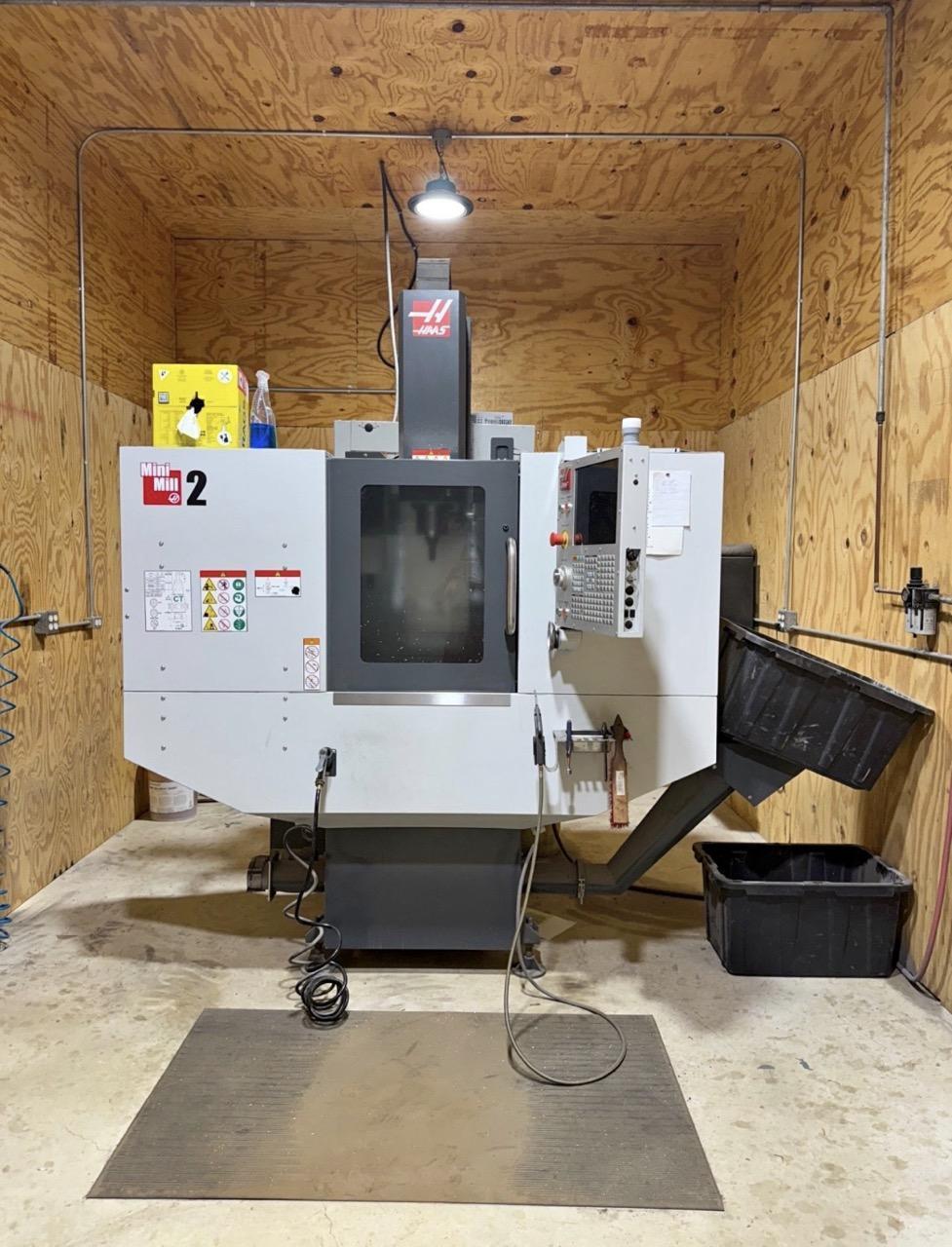 Haas Mini Mill 2 VMC, 2021 – Chip Auger, Rigid Tapping