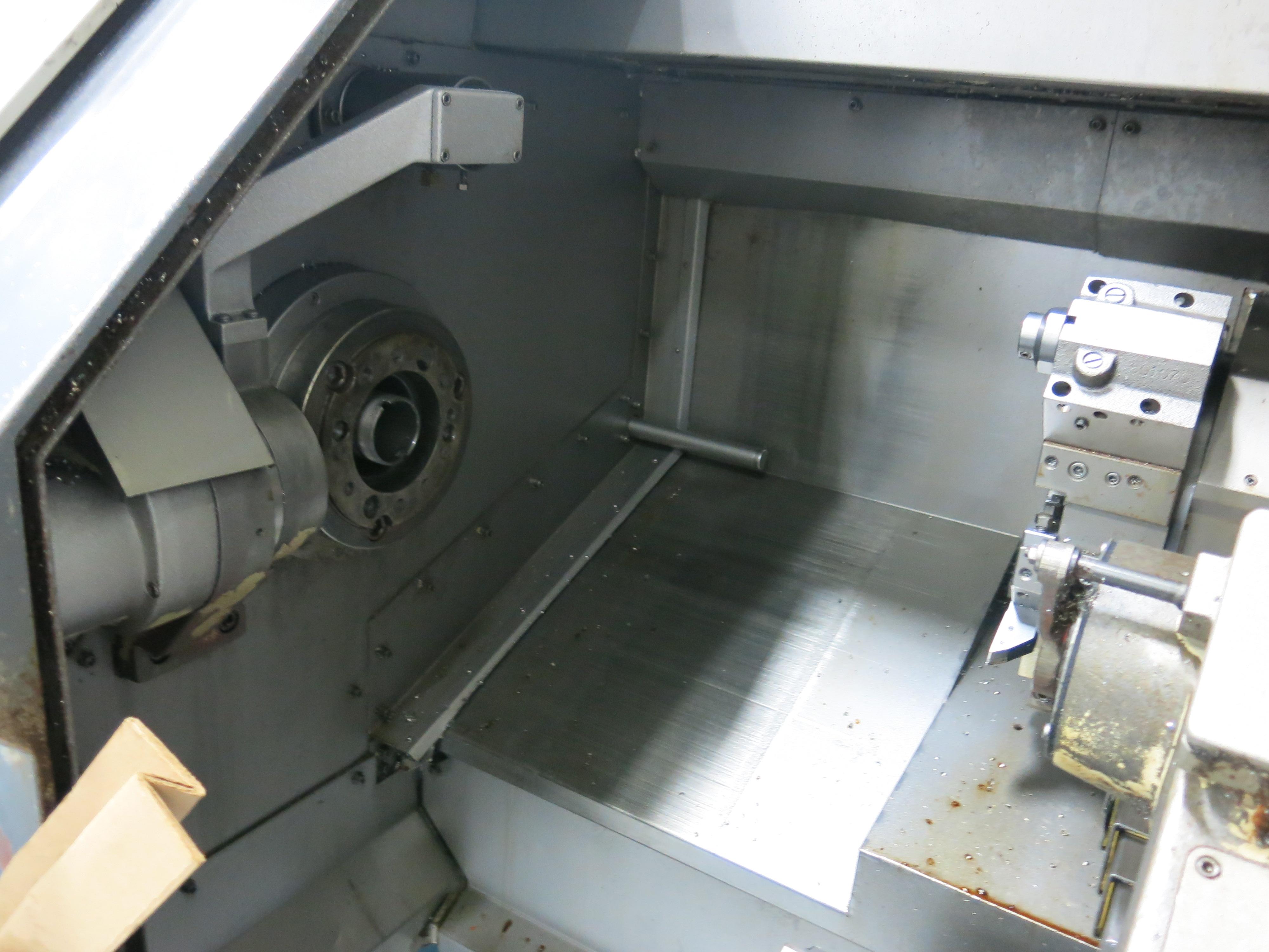 Mazak Model QT20HP CNC Lathe, 10″ Chuck, A28 Spindle Nose, 17.3