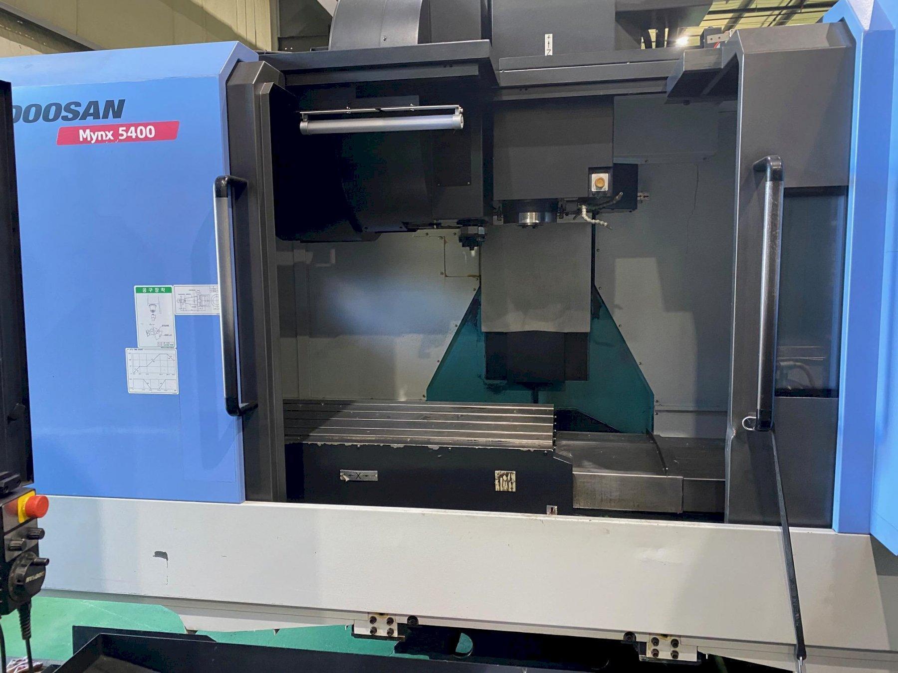 Doosan Mynx 5400 CNC Vertical Machining Center, Fanuc Series i, 40