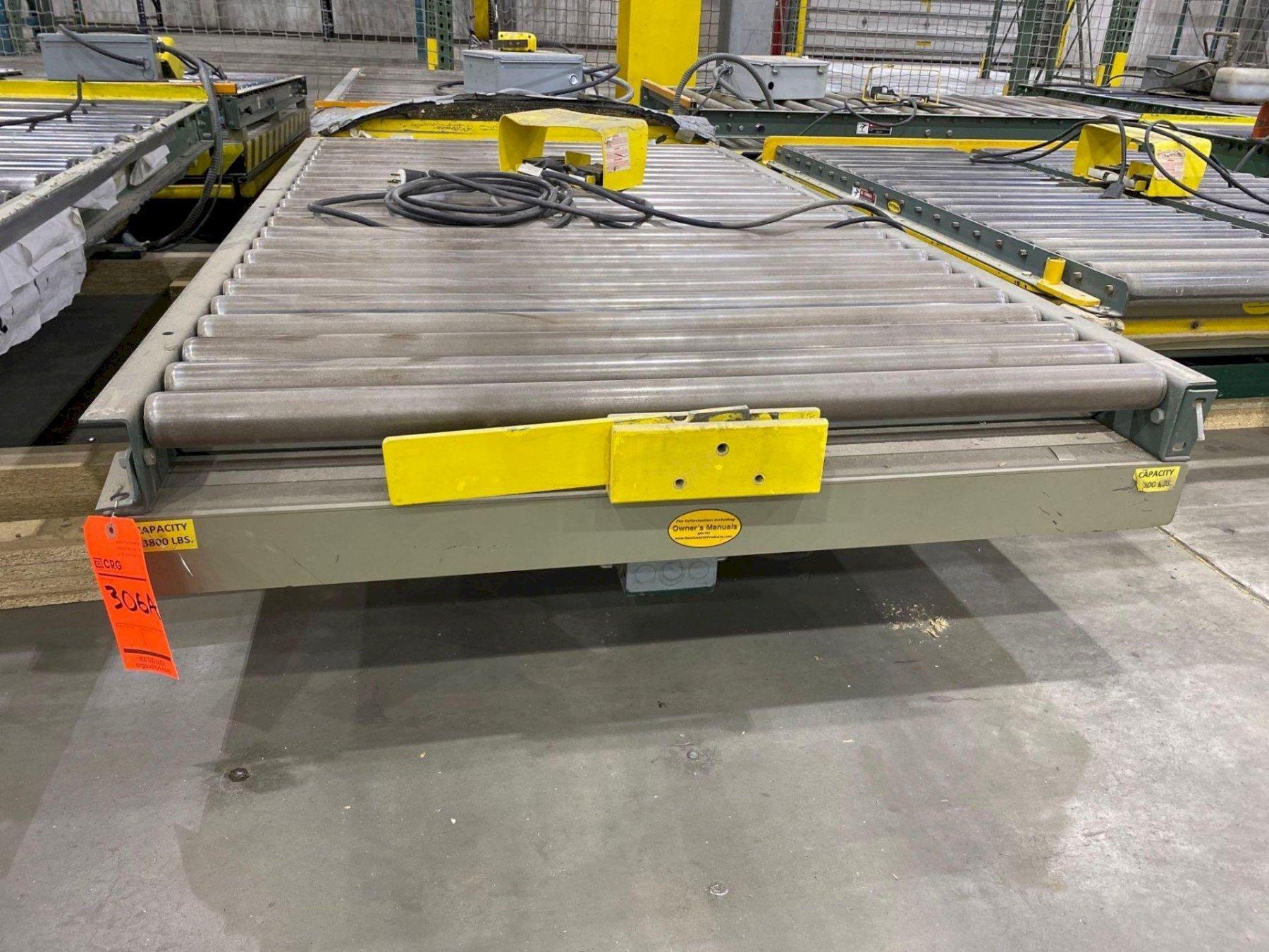6′ X 39″ 3000 LB SOUTHWORTH ROLLER TOP LIFT TABLE STOCK 20895
