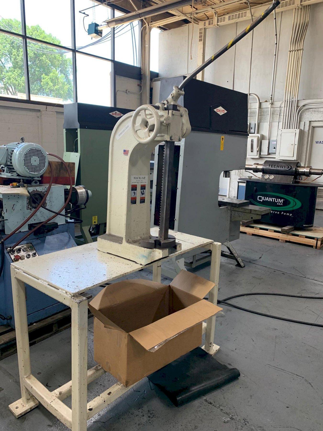 USED DAKE 6 TON MODEL 21/2 ARBOR PRESS, Stock 10745 Westbrook