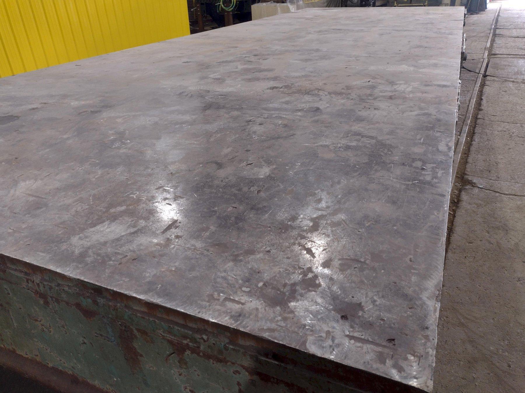 HD WELDING LAYOUT TABLE, 270″ X 96″ X 29″, 1-1/4″ THICK TOP: STOCK #18974