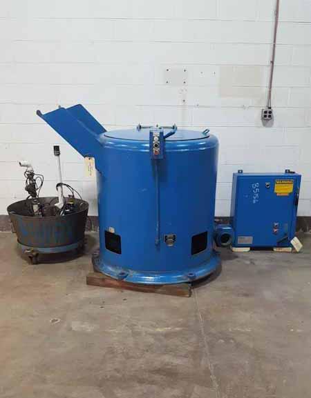 Barrett 1100 Automatic Post Type Centrifugal Sludge and Chip Spinning Oil Extractor