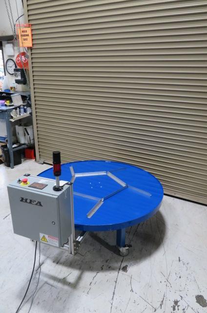 HFA Used 60" Turntable Box Fill System, 120V, Yr. 2017