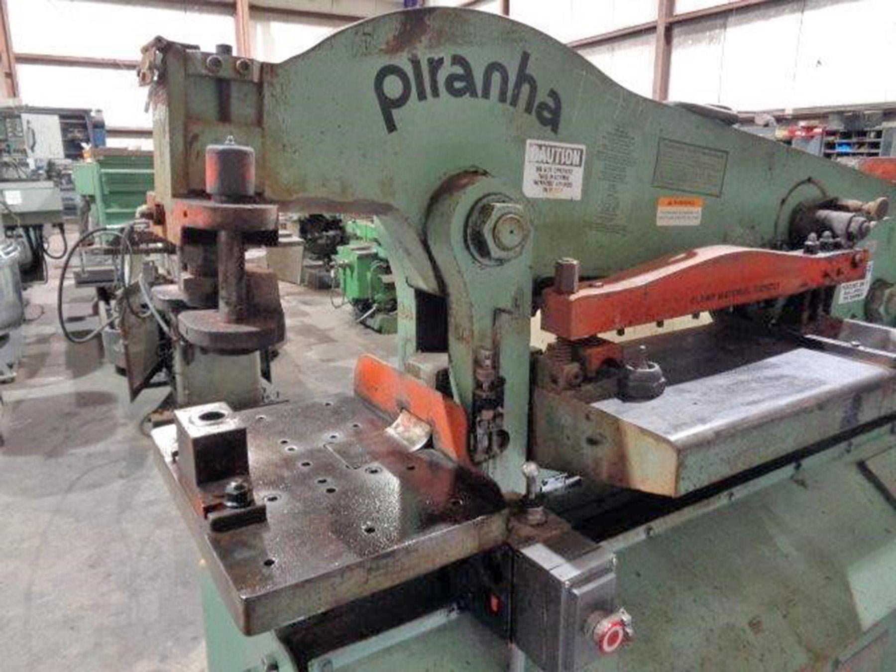 USED, PIRANHA MODEL P90 IRONWORKER Harris Machine Tools