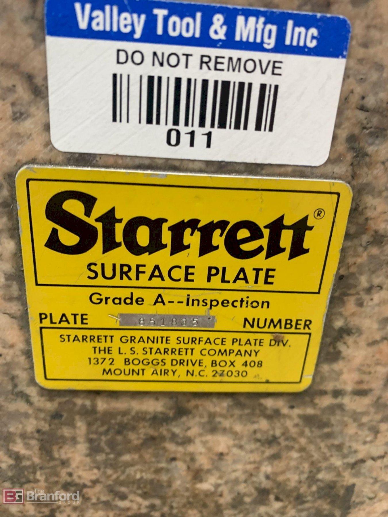 STARRETT Granite Surface Plates Machine Hub