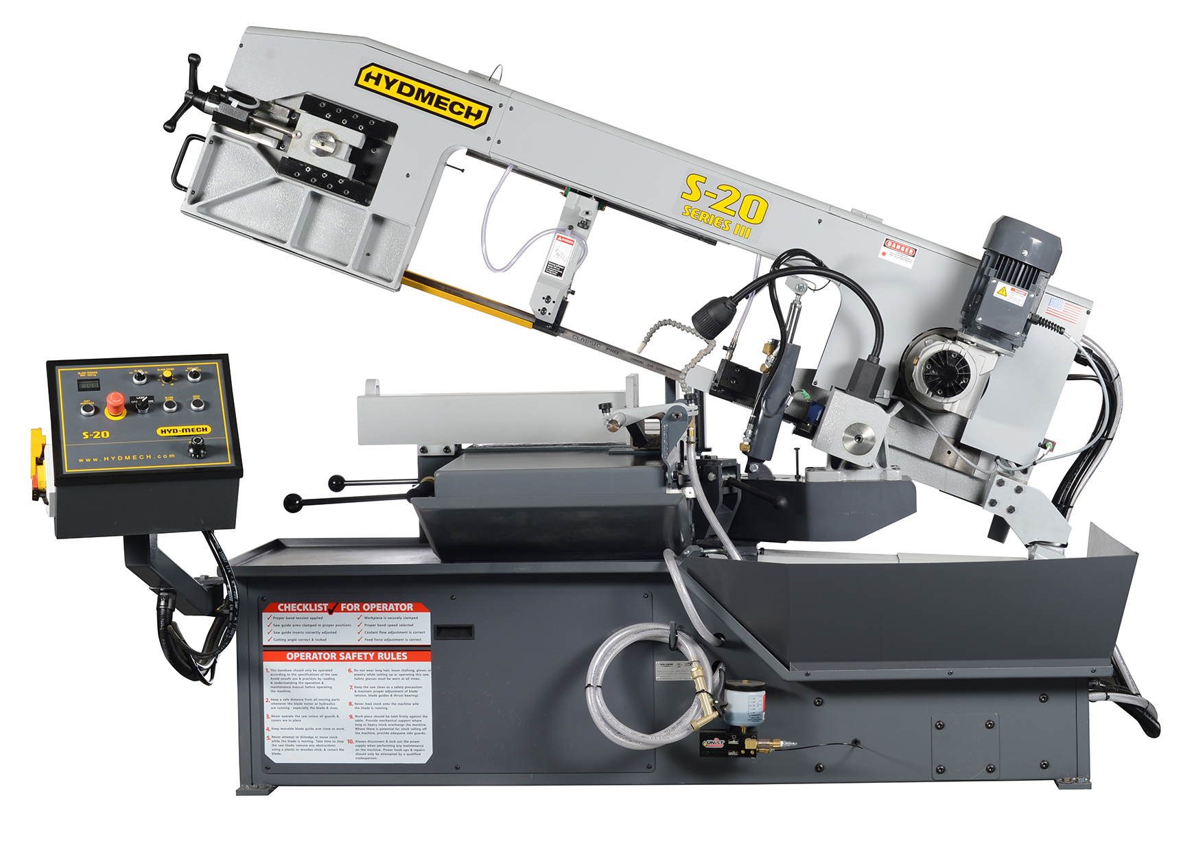 NEW 13 X 18 HYD MECH MODEL S 20 HORIZONTAL PIVOT BAND SAW Blumberg 