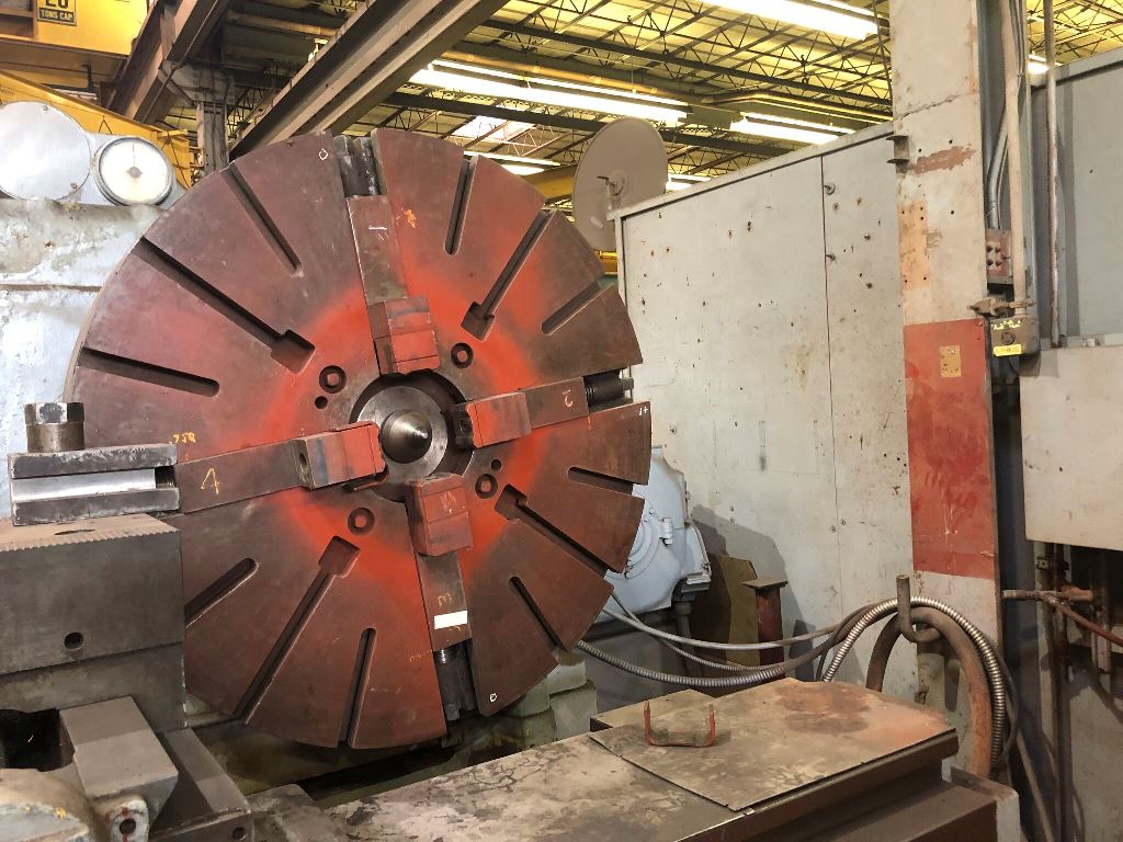 54″ X 296″ CRAVEN HEAVY DUTY ENGINE LATHE Blumberg Machinery Co.