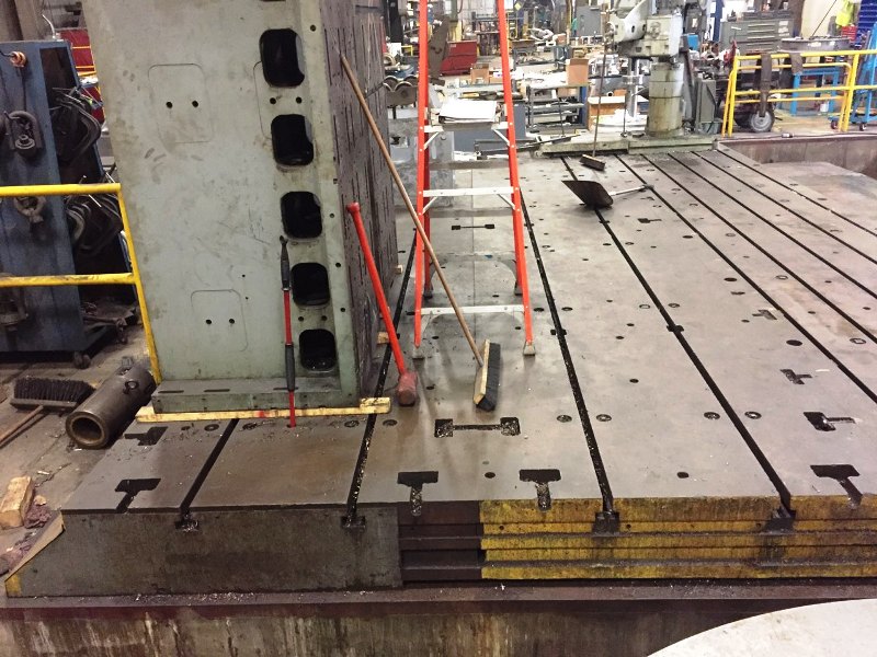 5′ X 30′ X 15″ THICK TSLOTTED FLOOR PLATE Blumberg Machinery Co.