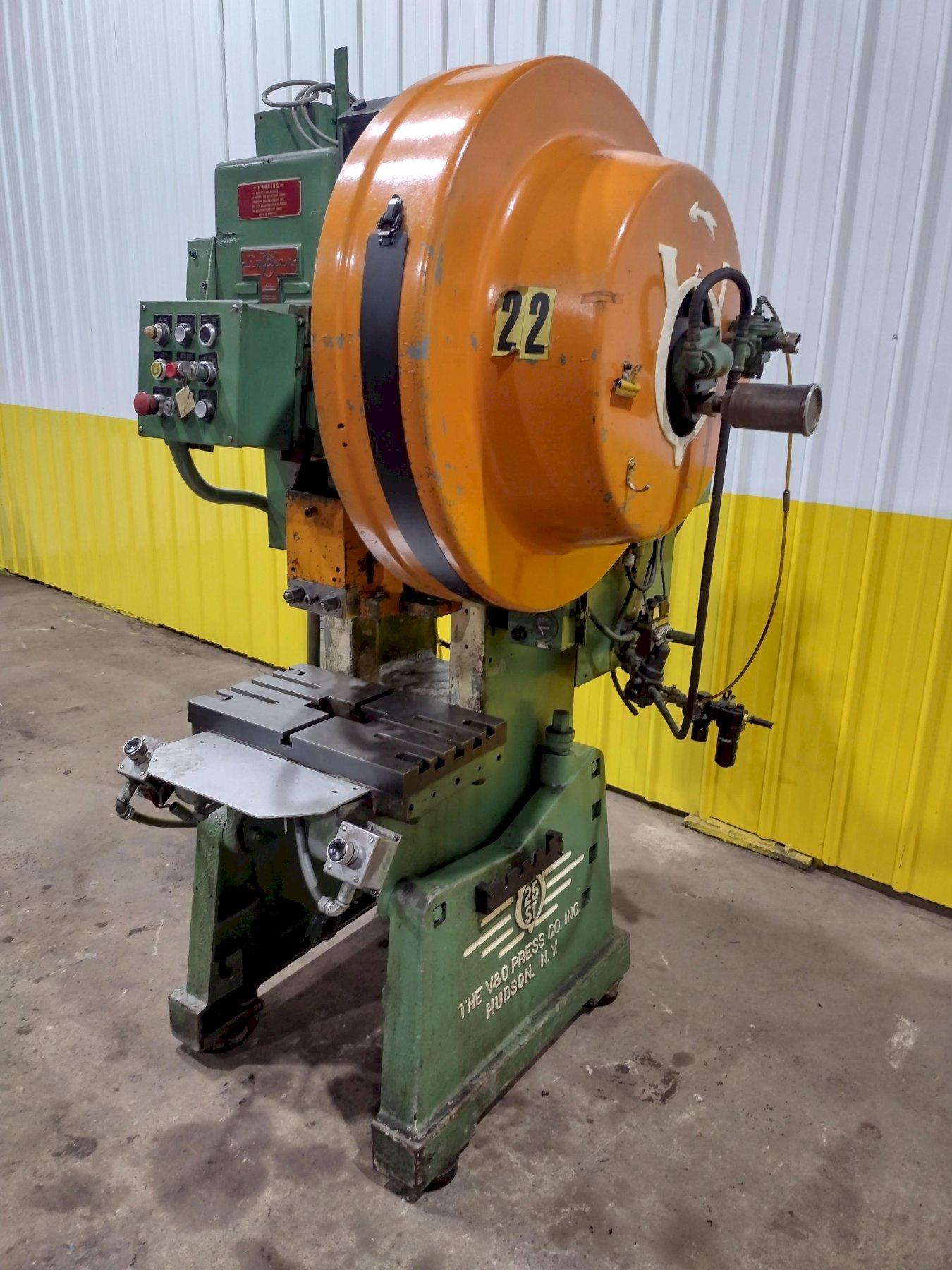 25 TON V&O MODEL #SUPER-25ST OBI PUNCH PRESS, 2″ STROKE: STOCK #19629