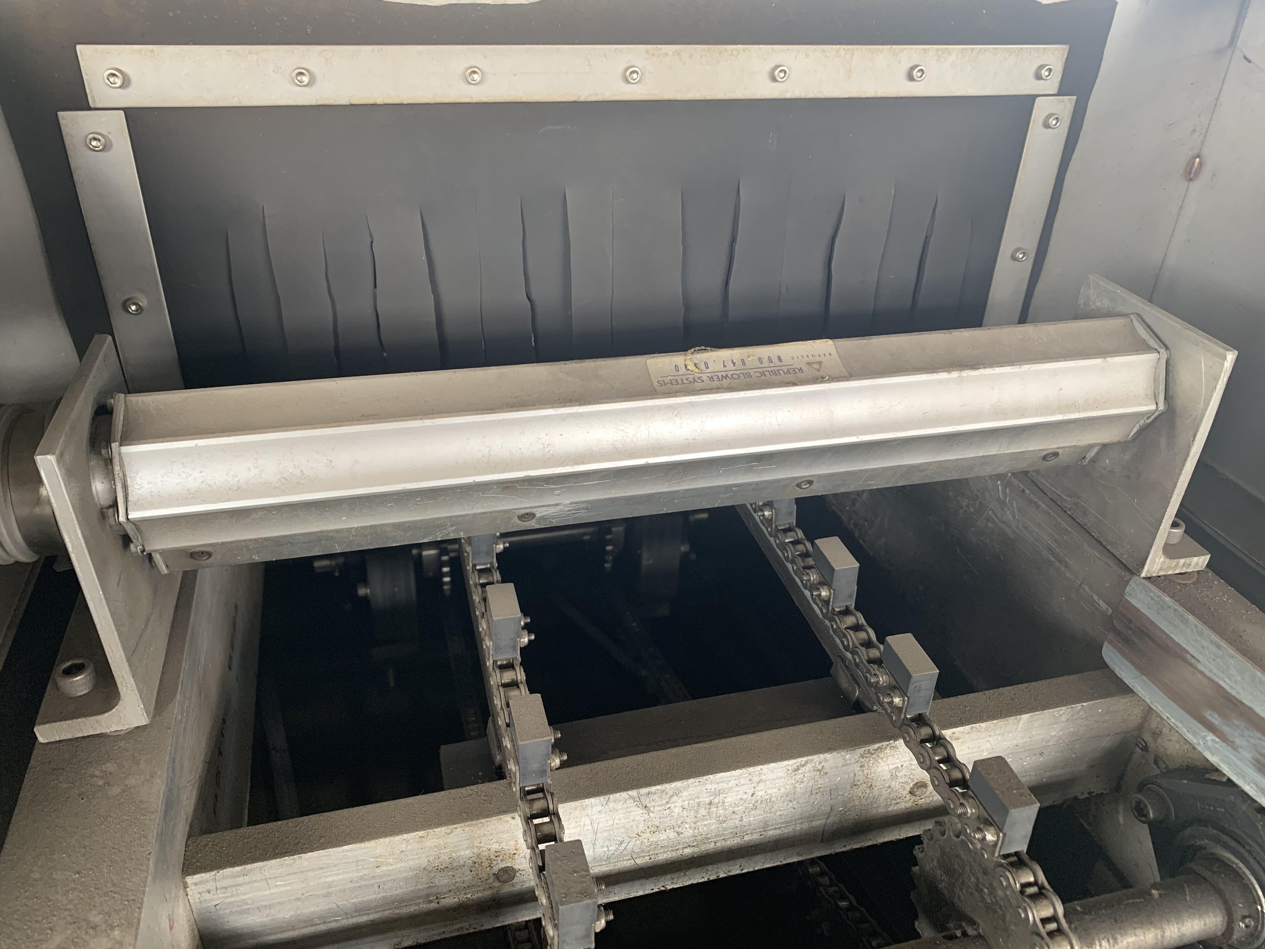 16″ REPUBLIC TUBE DRYER / BLOW OFF STATION MACHINE STOCK 10821