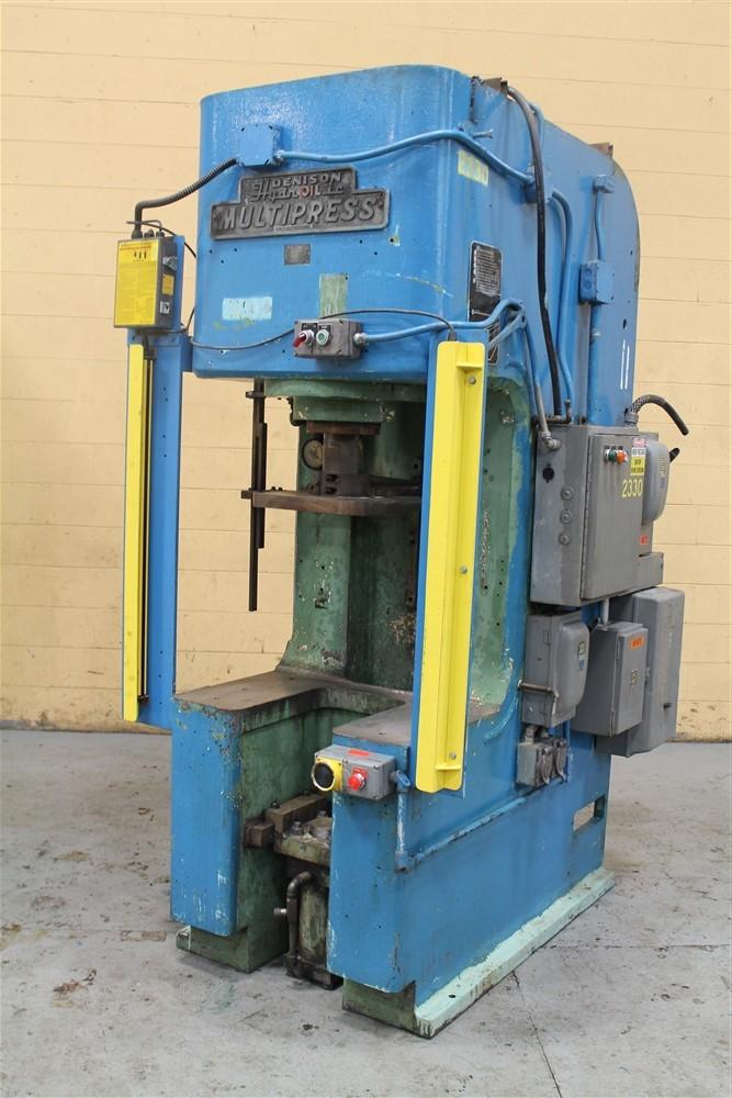 50 TON DENISON HYDRAULIC C FRAME PRESS: STOCK #10923