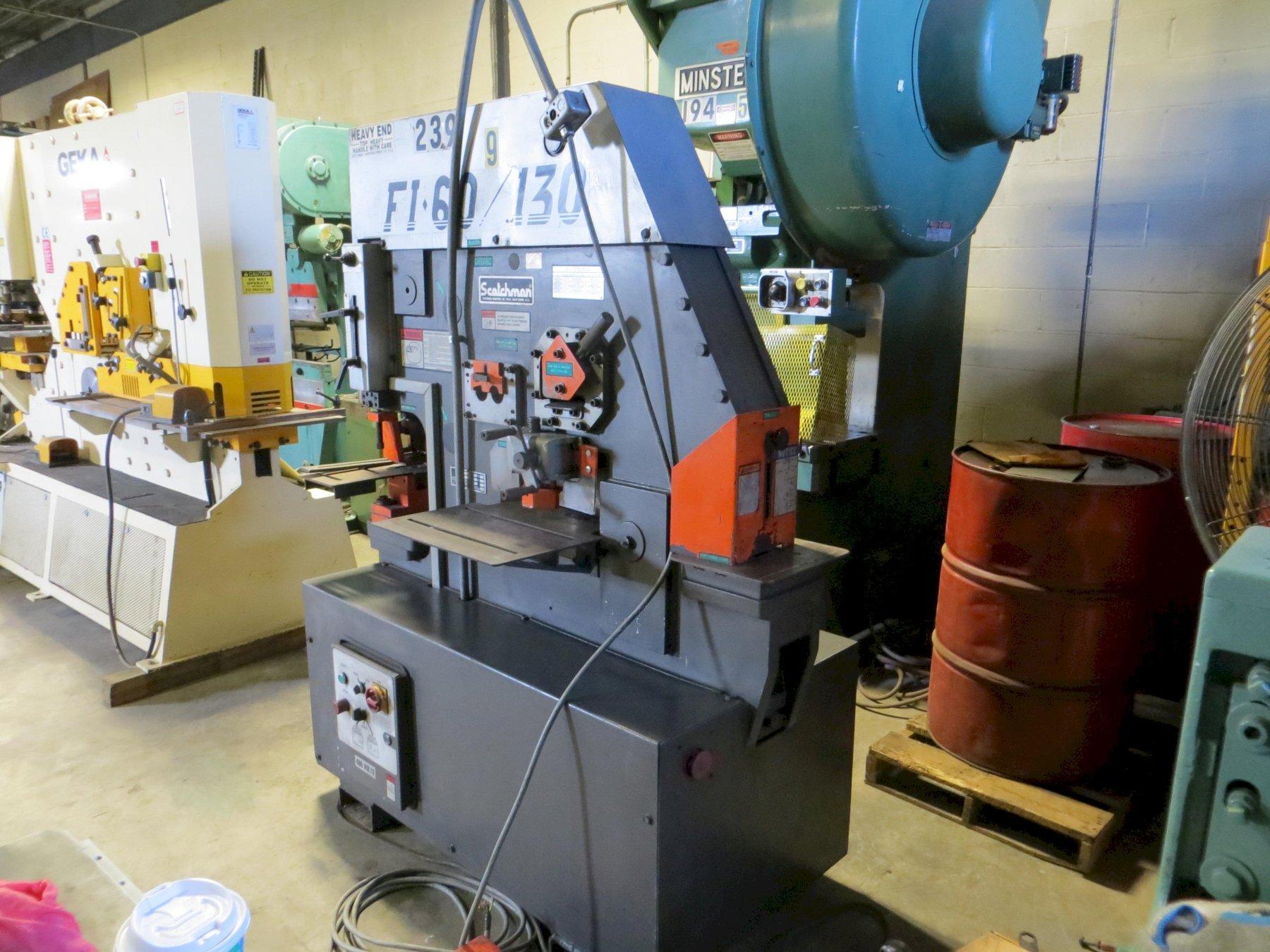 60 Ton Scotchman Hydraulic Ironworker Model FI 60 /130 Federal Equipment