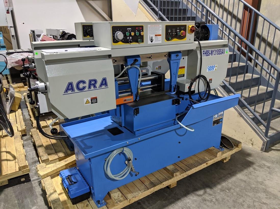 ACRA W1318SSAV SemiAutomatic Horizontal Band Saw G2000 Inc.