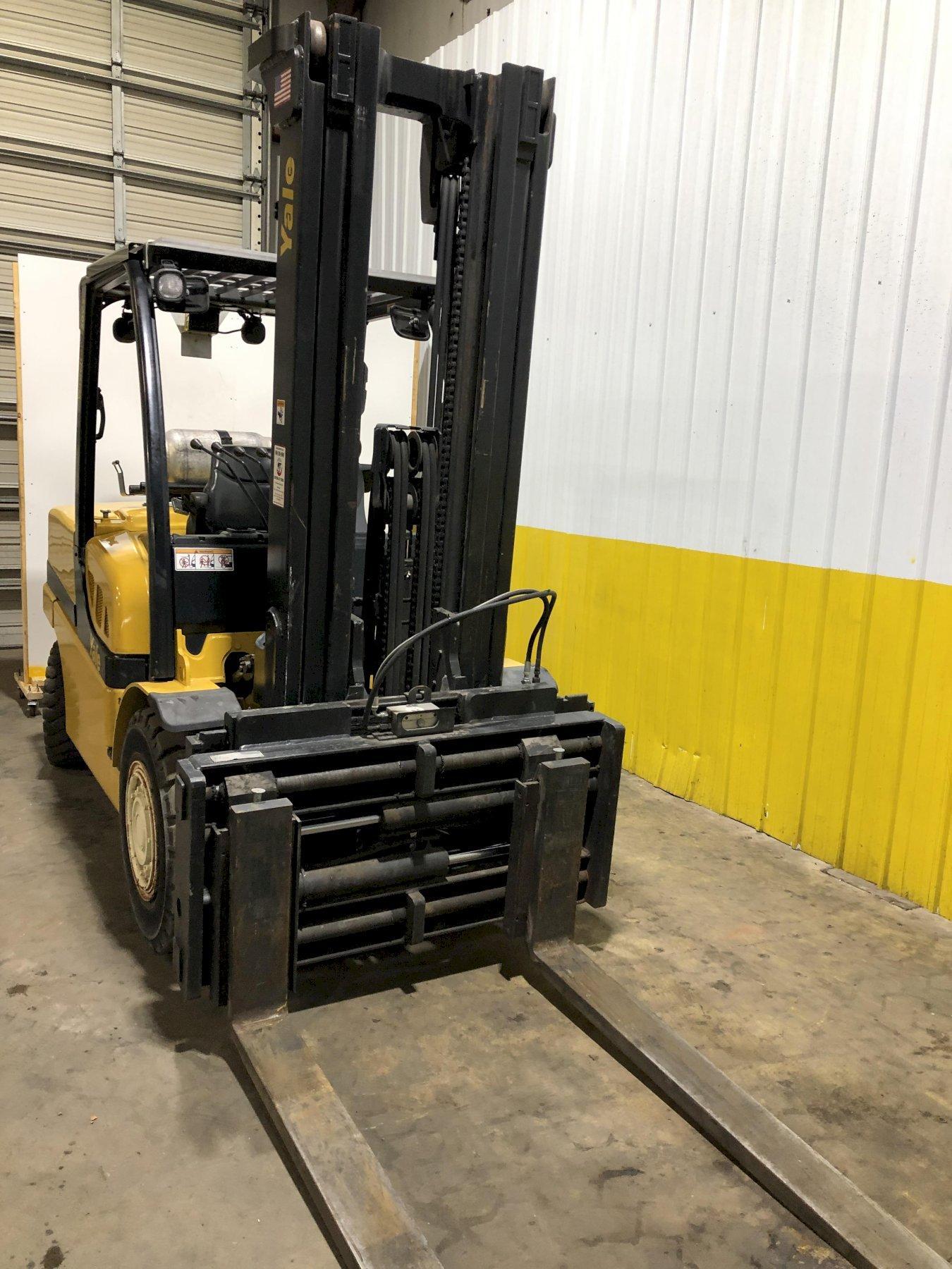 10,000 LBS YALE MODEL GLP-120 LP GAS FORKLIFT: STOCK #15001